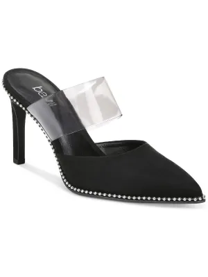 Brielle Womens Faux Leather Slip On Slide