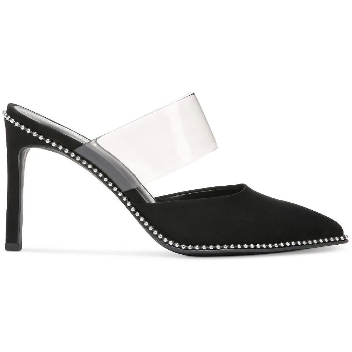 Brielle Womens Faux Leather Slip On Slide