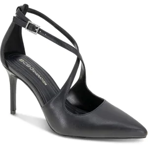 BROMI Womens Buckle Manmade Ankle Strap