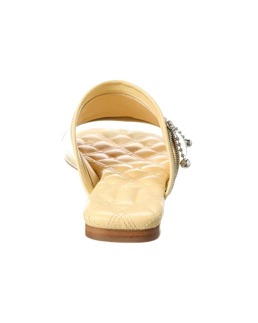 Burberry Peep Leather Sandal