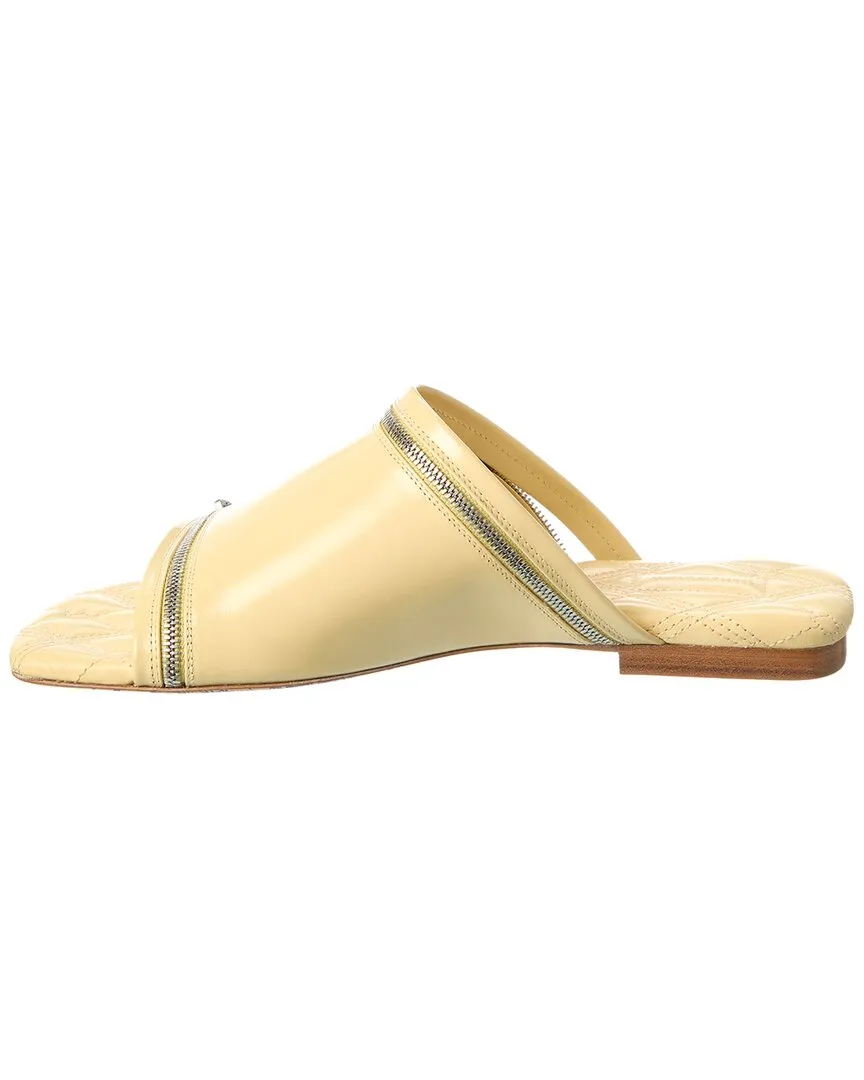 Burberry Peep Leather Sandal