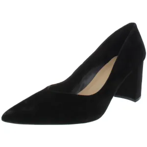 Caitlin Womens Suede Pointed Toe Pumps