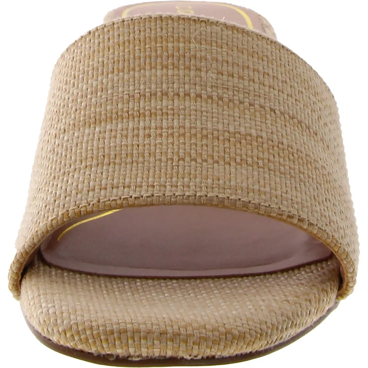 Calli Single  Womens Woven Slip On Mule Sandals