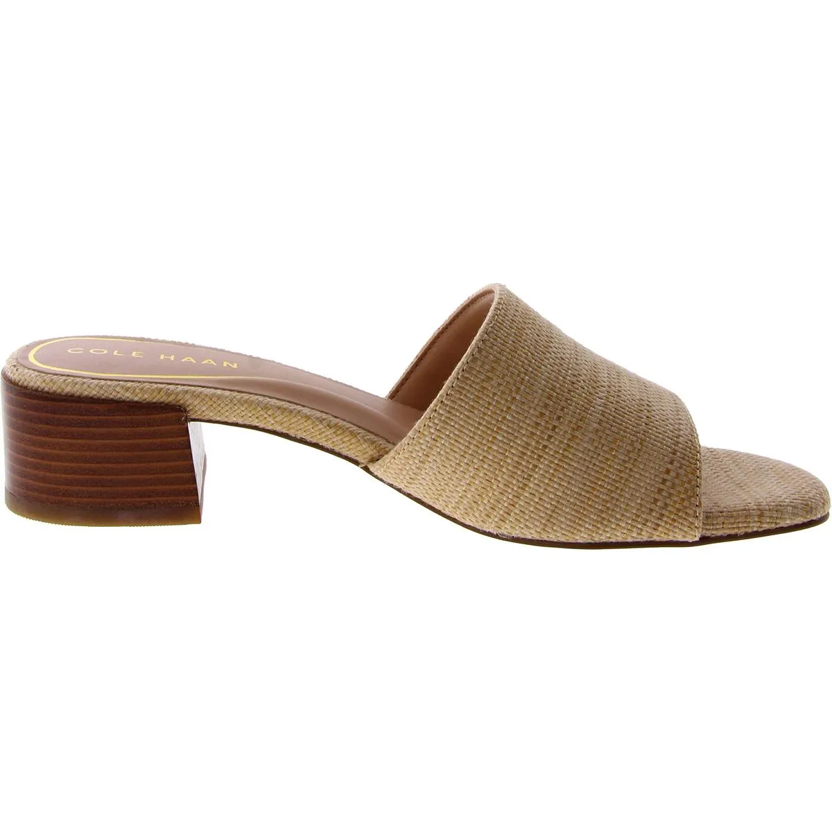 Calli Single  Womens Woven Slip On Mule Sandals