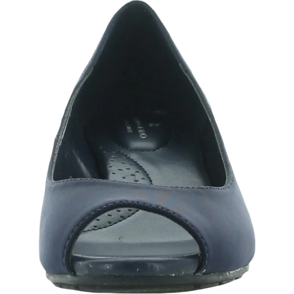 Candra Womens Peep Toe Man Made Pumps