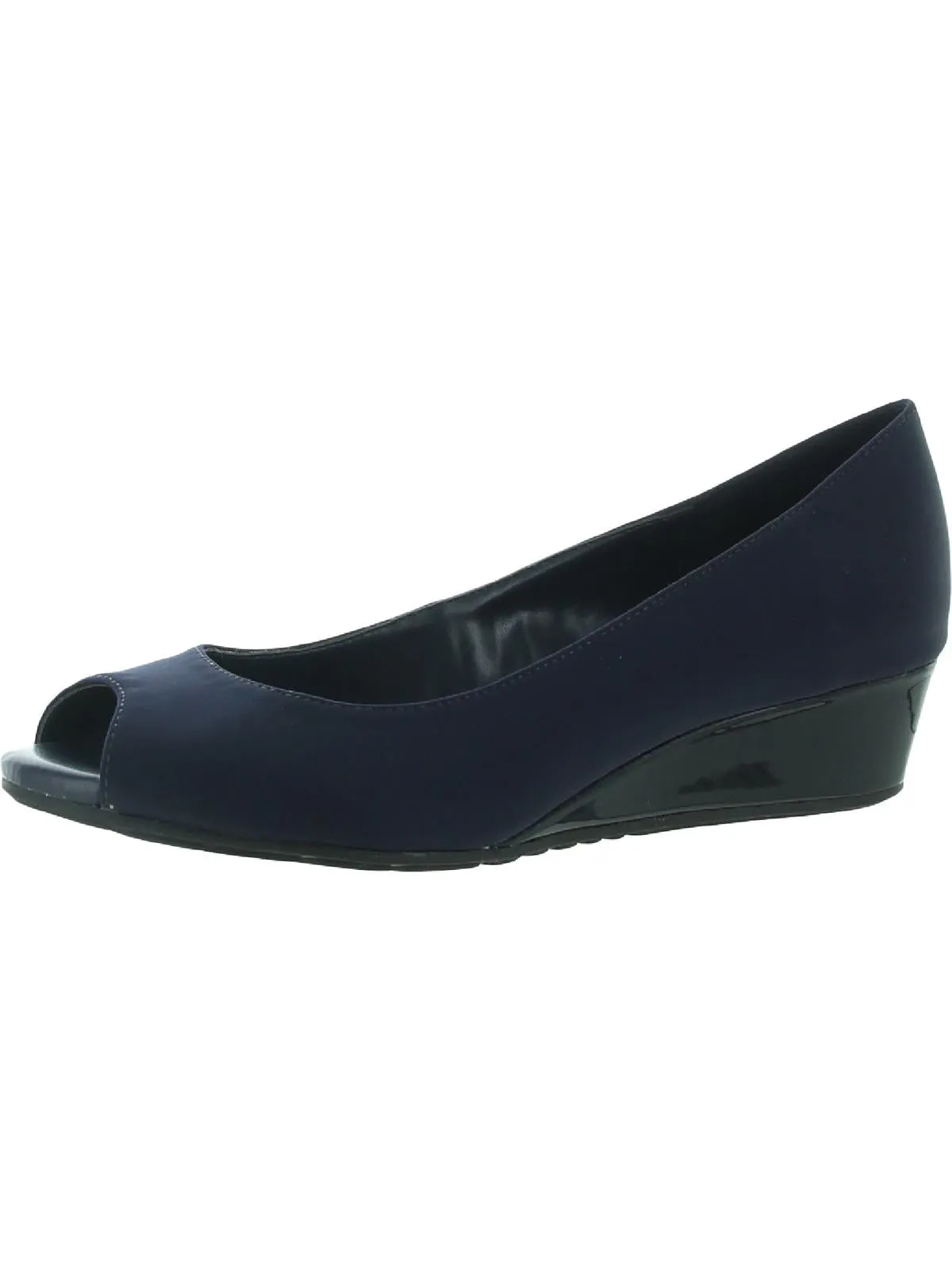 Candra Womens Peep Toe Man Made Pumps