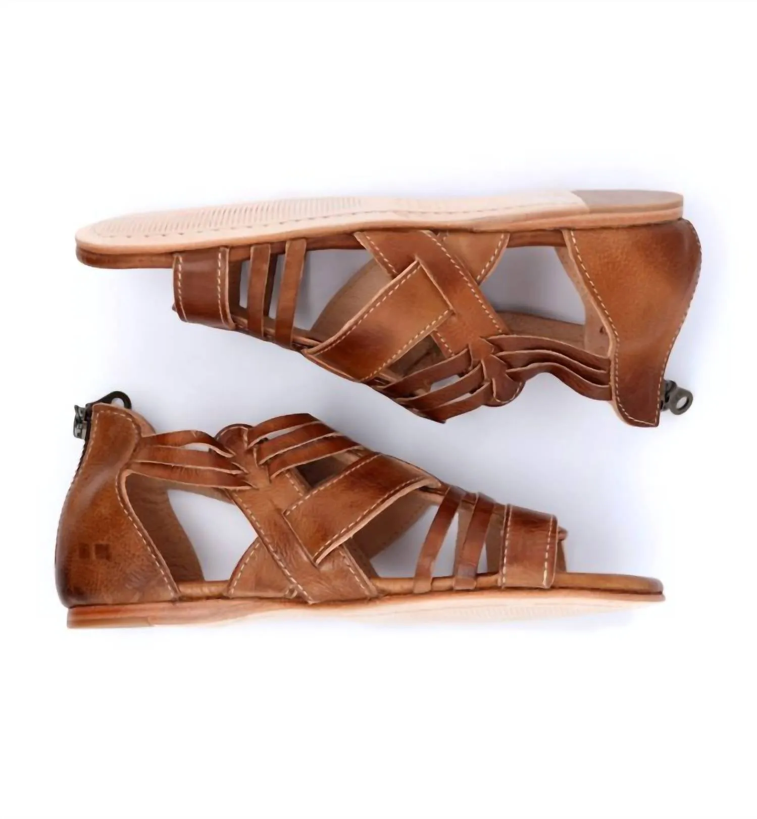 Cara Sandals In Tan Rustic