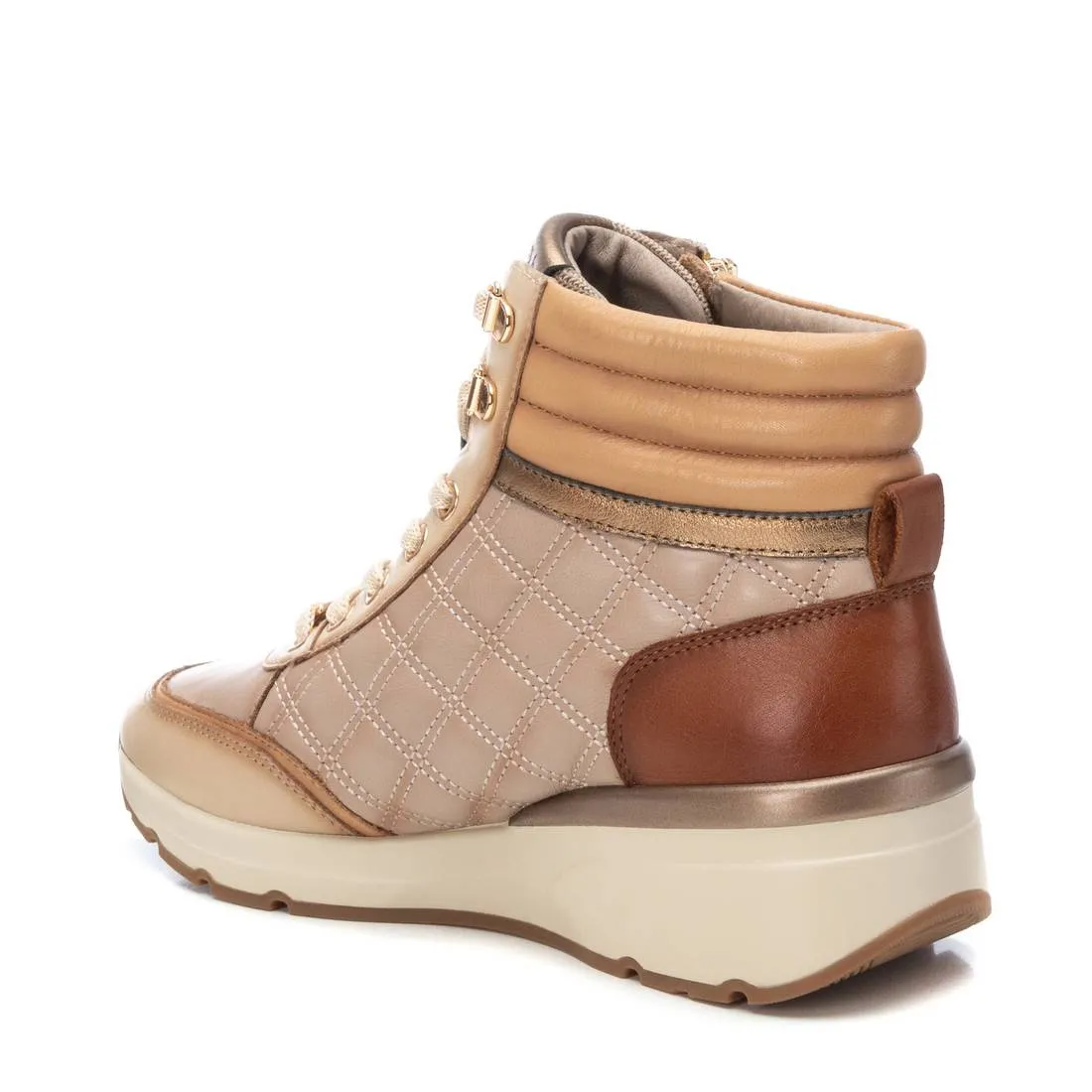 Carmela Collection Leather Sneaker Booties By Xti