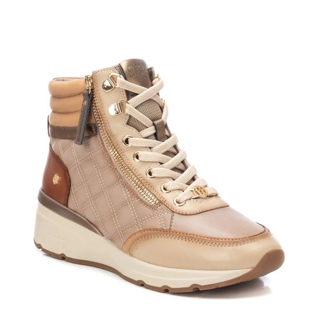 Carmela Collection Leather Sneaker Booties By Xti