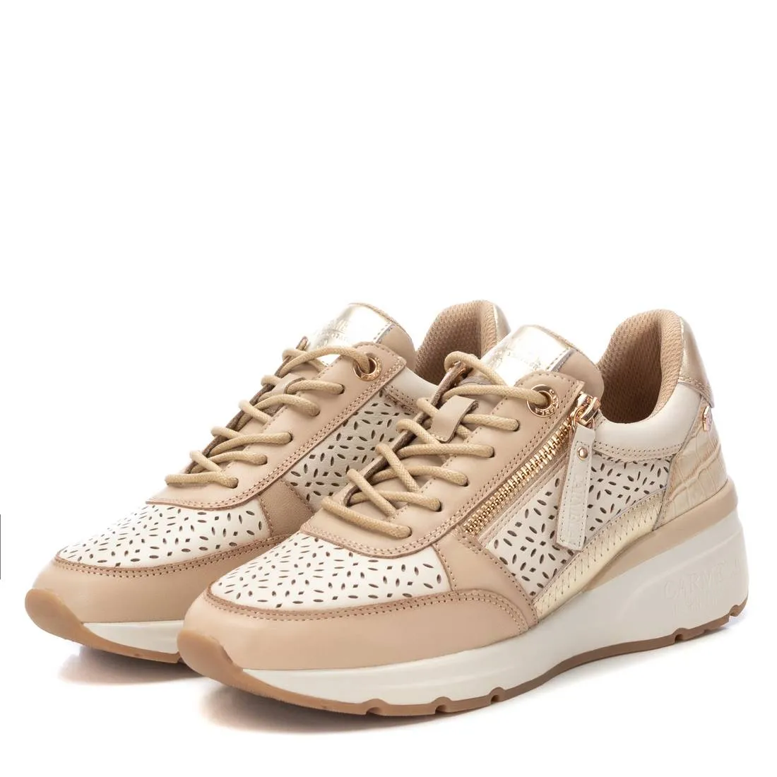 Carmela Collection Women's Leather Casual Sneakers By Xti