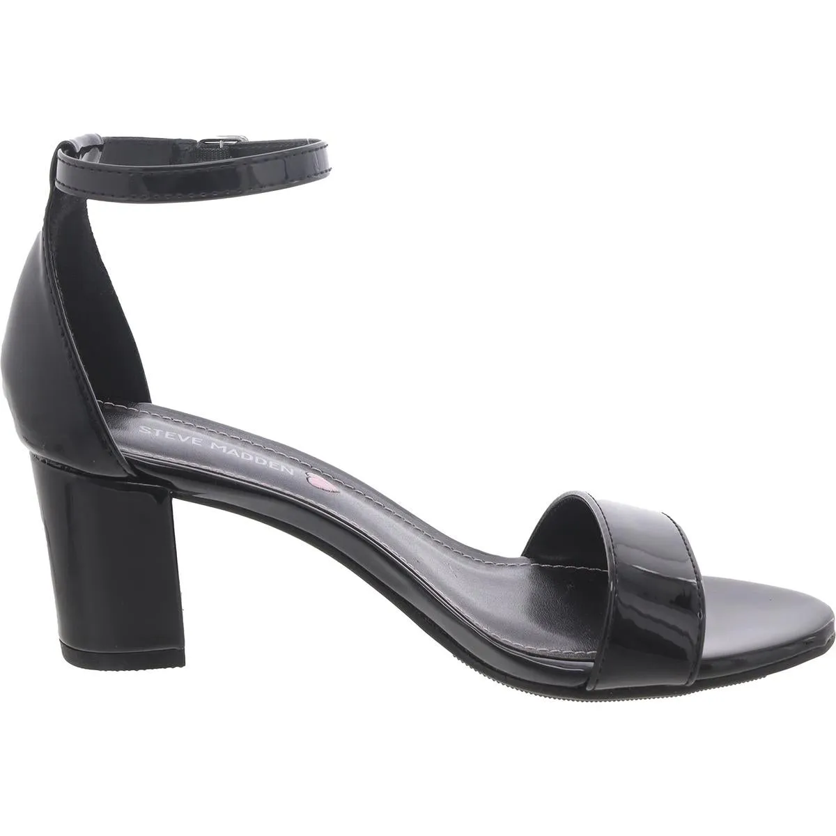 Carrson Girls Buckle Ankle Strap Heel Sandals