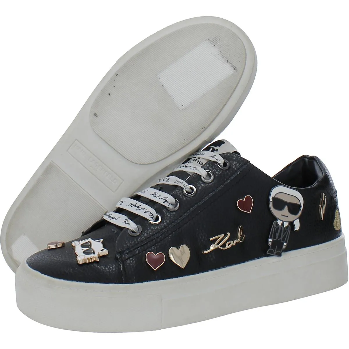 Cate Pins Womens Leather Lifestyle Casual And Fashion Sneakers