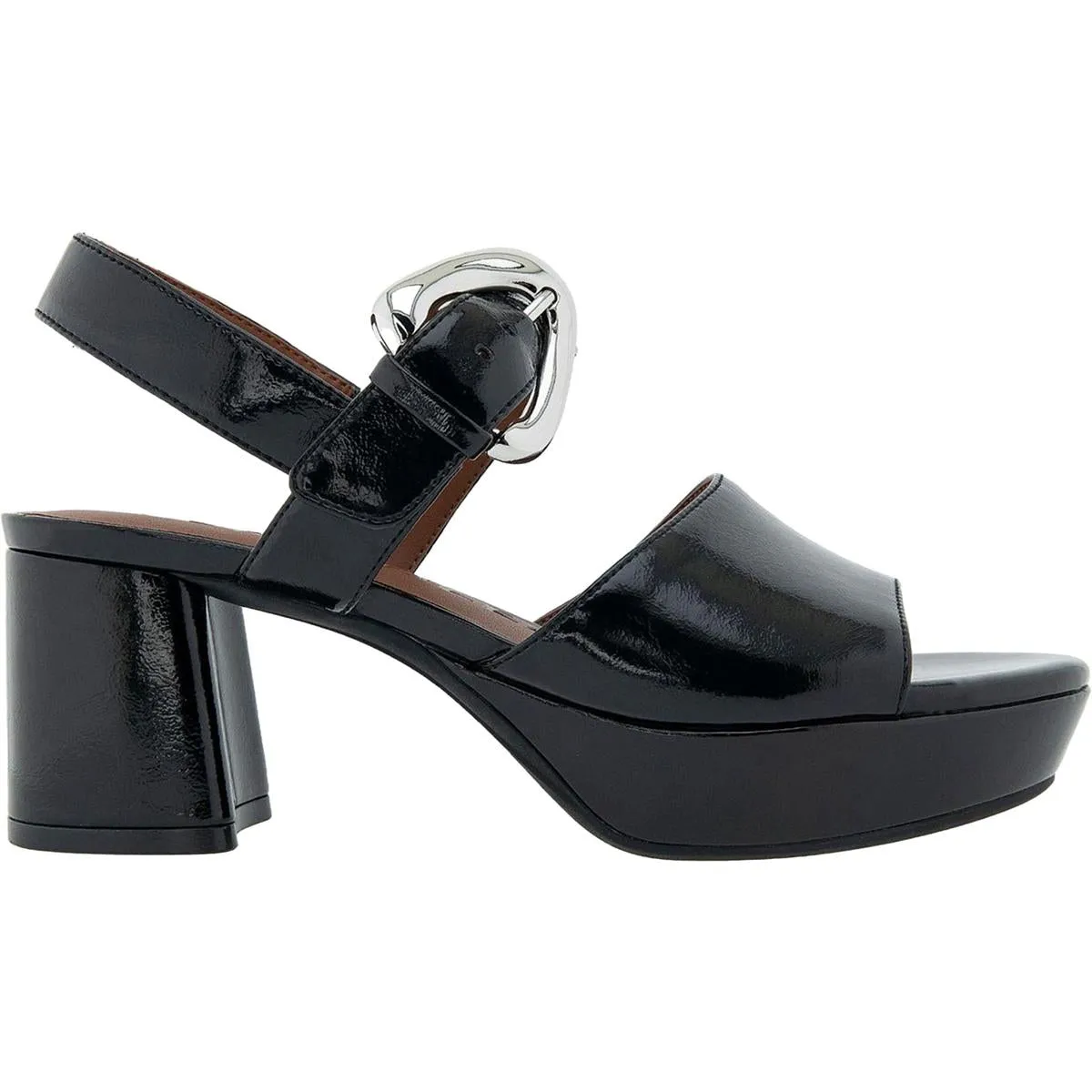 CHAMBER Womens Adjustable Manmade Block Heels