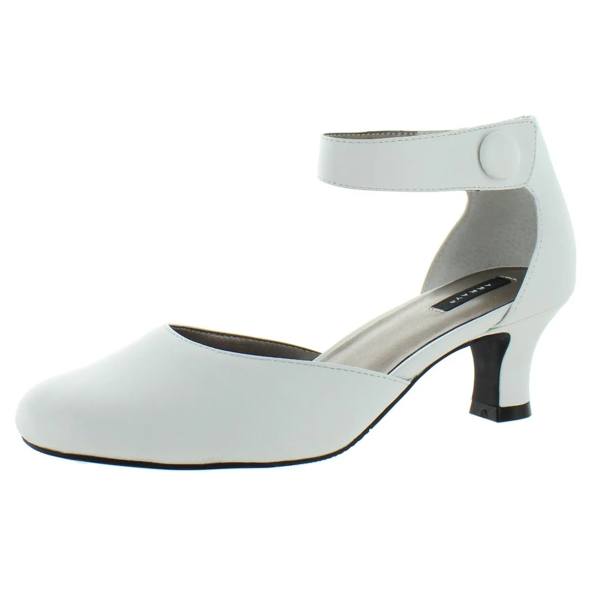 Charlie Womens Padded Insole Dressy Mary Jane Heels