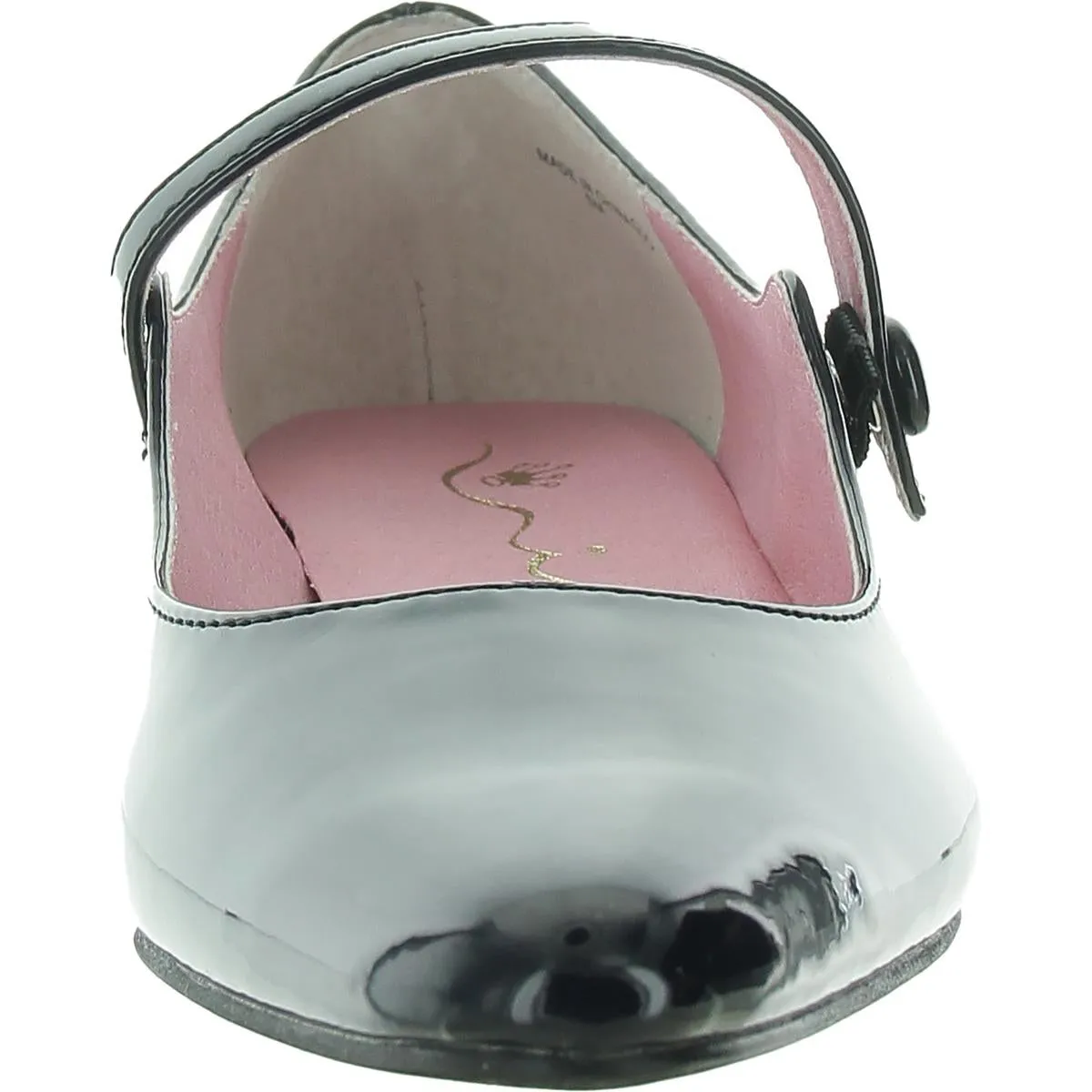 CHIC Womens Solid Man Made Kitten Heels