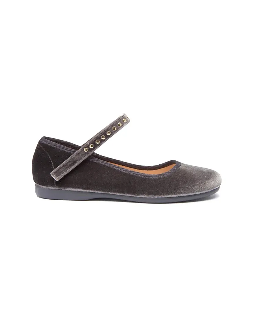 Childrenchic Studs Velvet Mary Jane