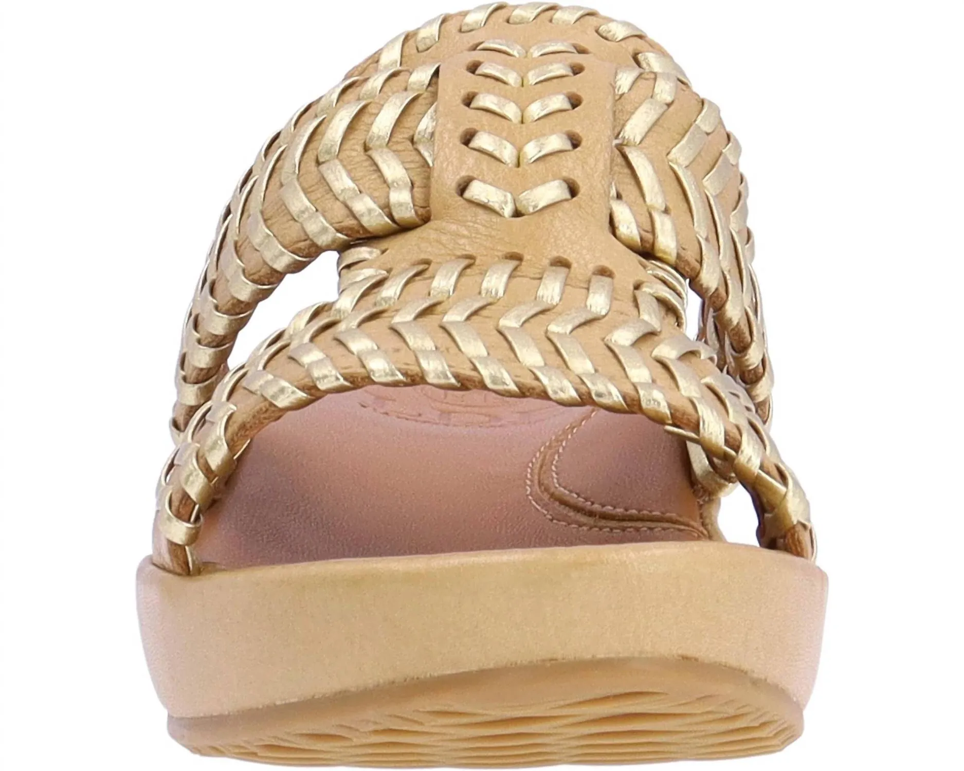 Chorra Sandal In Lioness Lamba/gold