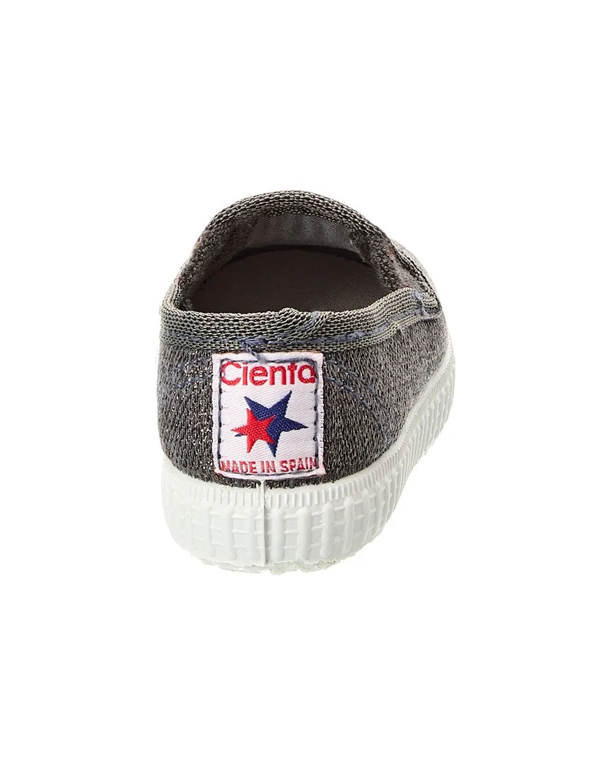 Cienta Glitter Canvas Slip-On