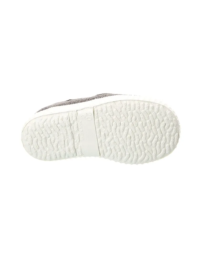 Cienta Glitter Canvas Slip-On
