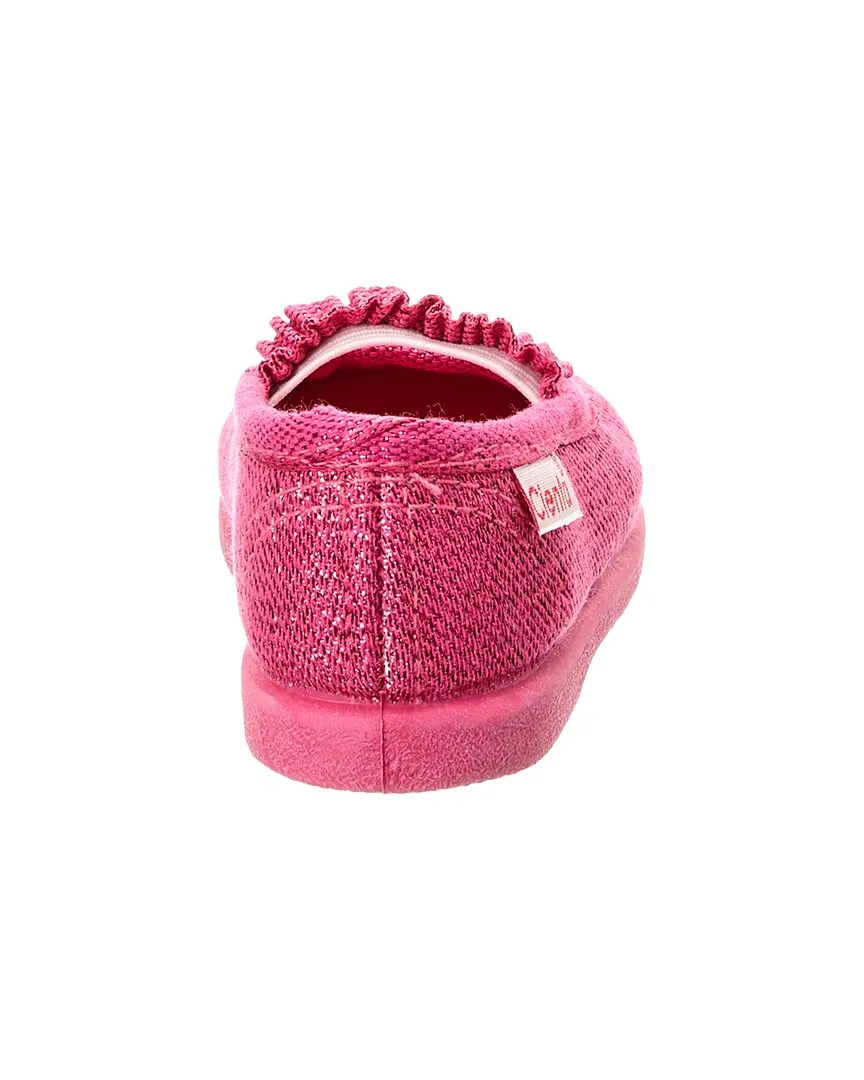 Cienta Glitter Canvas Slip-On