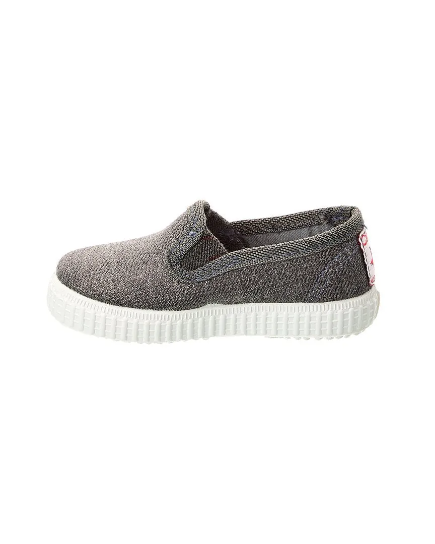 Cienta Glitter Canvas Slip-On