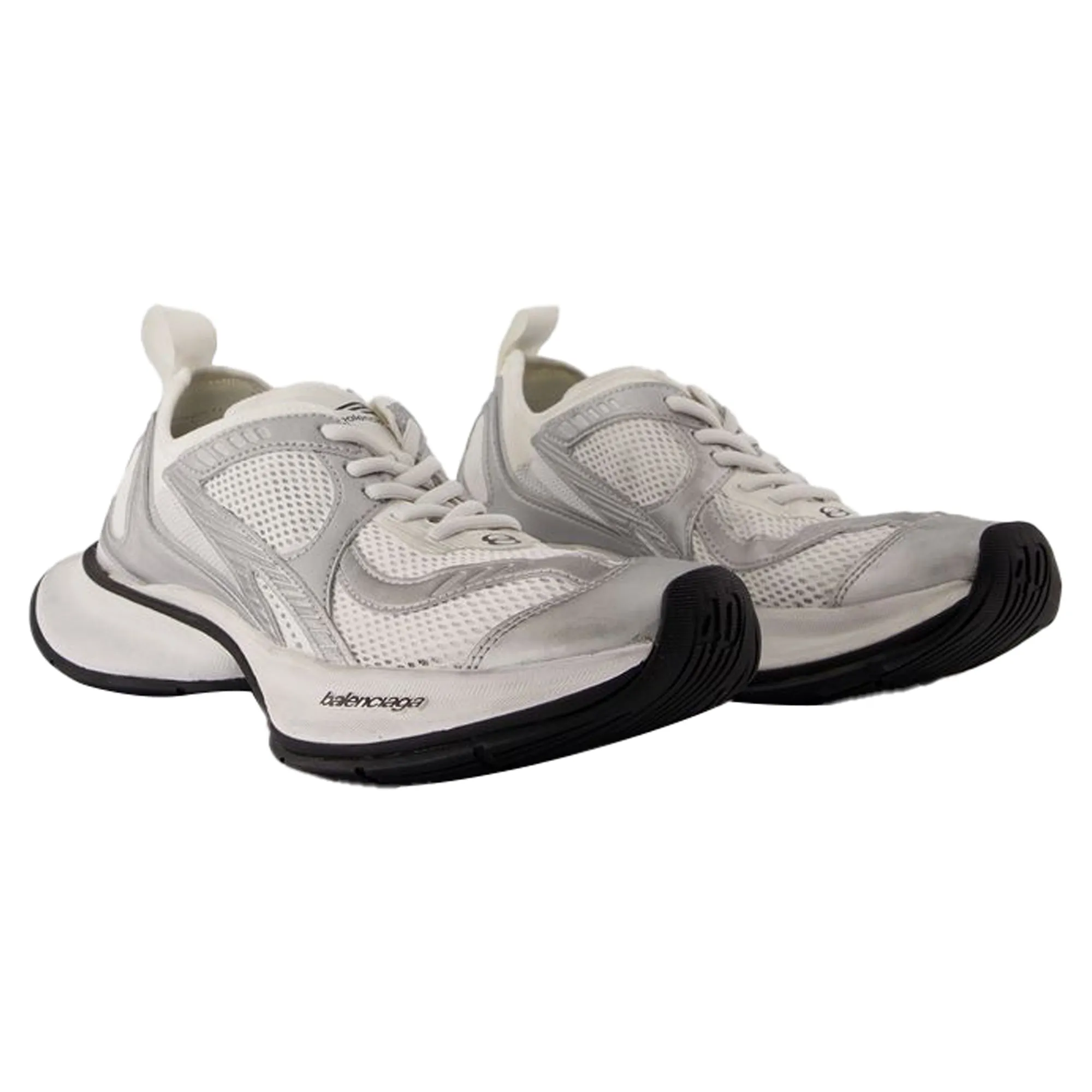 Circuit Sneakers - Balenciaga - Synthetic - White/Silver