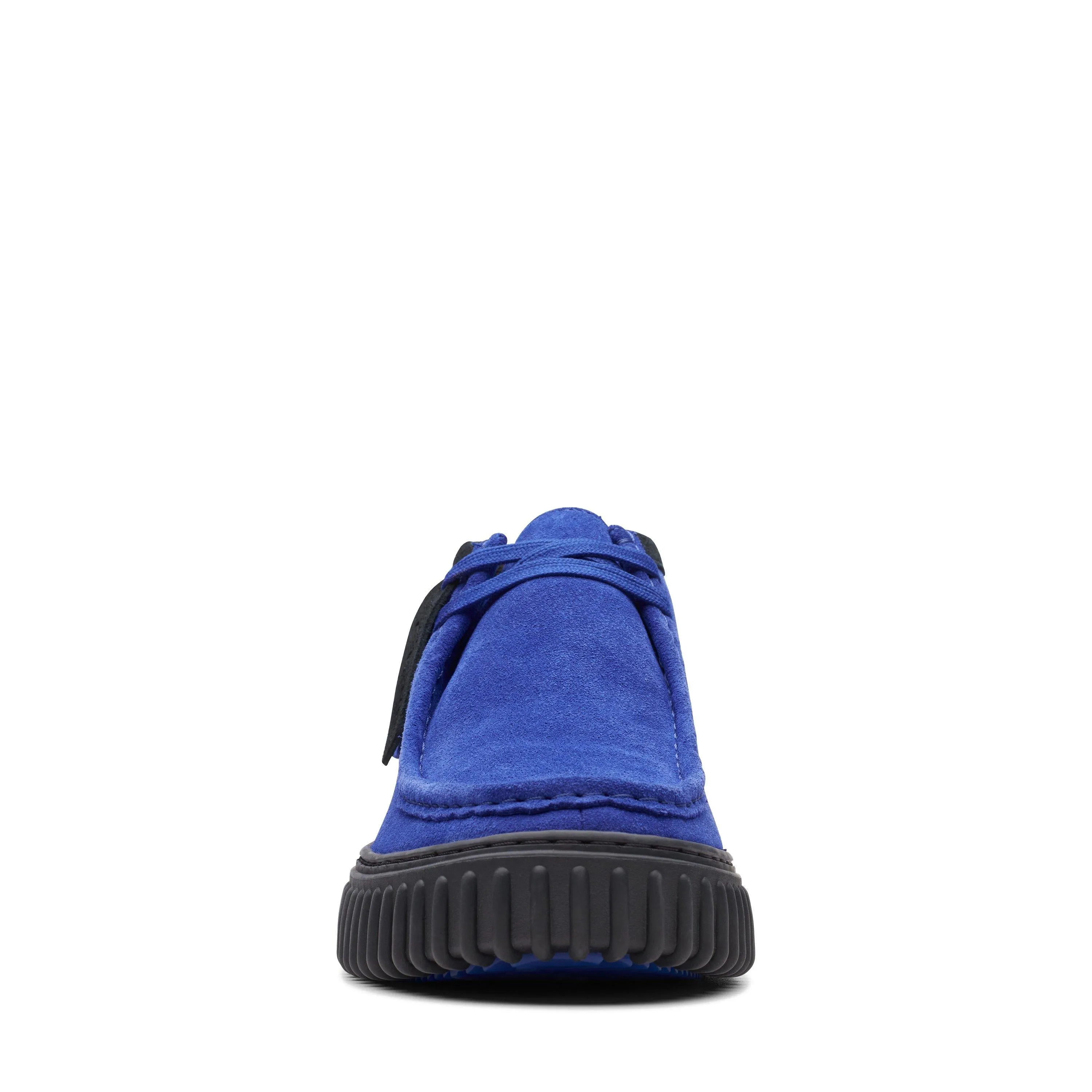 Clarks Torhill Hi in Blue Suede
