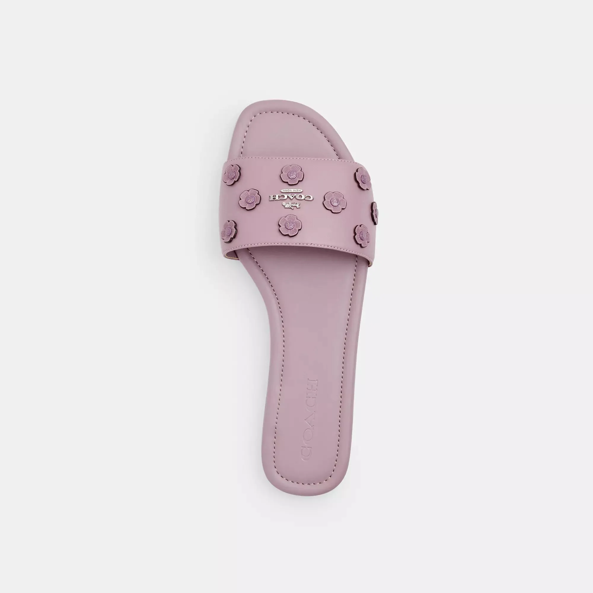 Coach Outlet Slide Sandal With Tea Rose