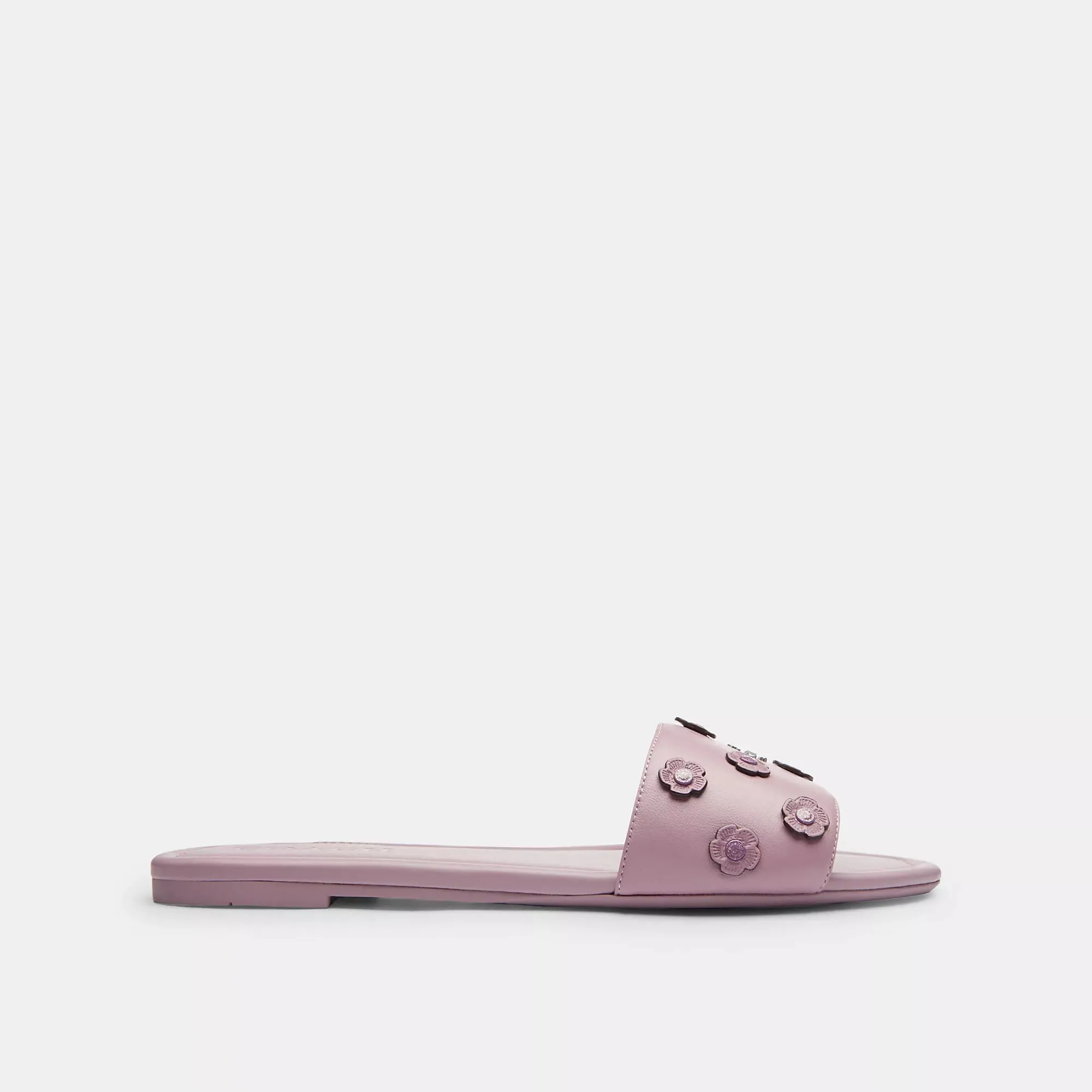 Coach Outlet Slide Sandal With Tea Rose