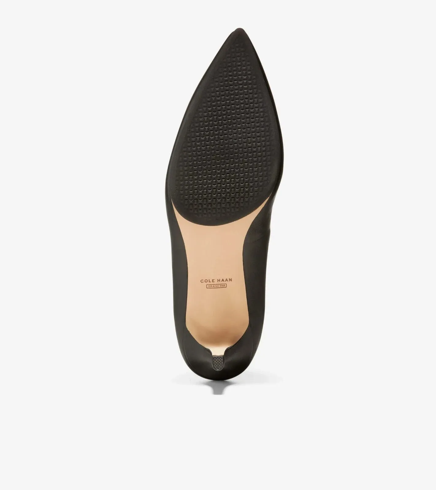 Cole Haan Grand Ambition W15828-001 Heels Women's 9.5 Black Leather Pump ZPO1444