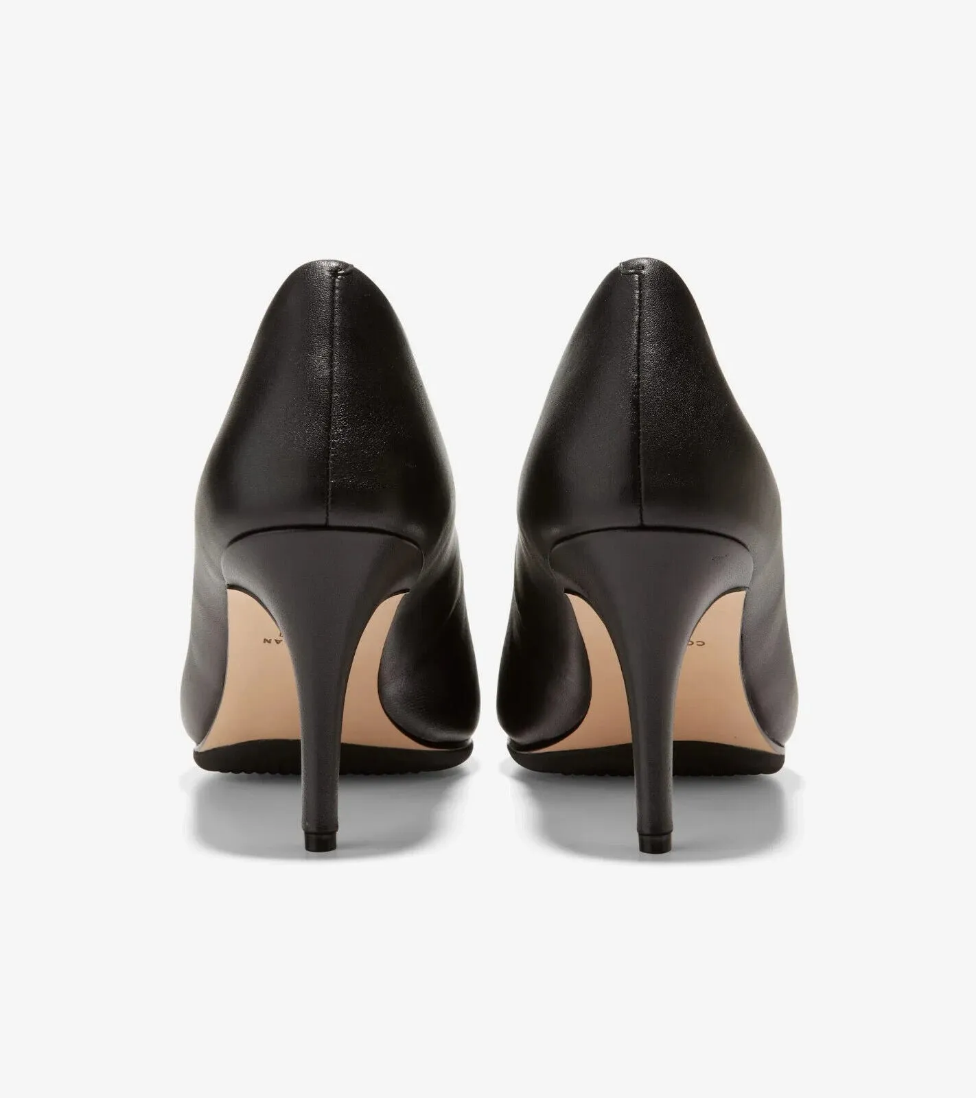 Cole Haan Grand Ambition W15828-001 Heels Women's 9.5 Black Leather Pump ZPO1444