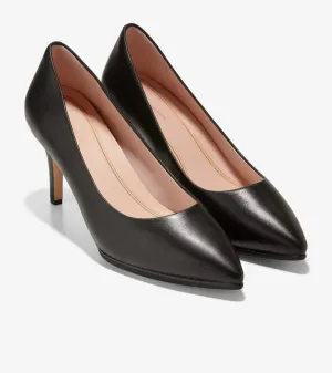 Cole Haan Grand Ambition W15828-001 Heels Women's 9.5 Black Leather Pump ZPO1444