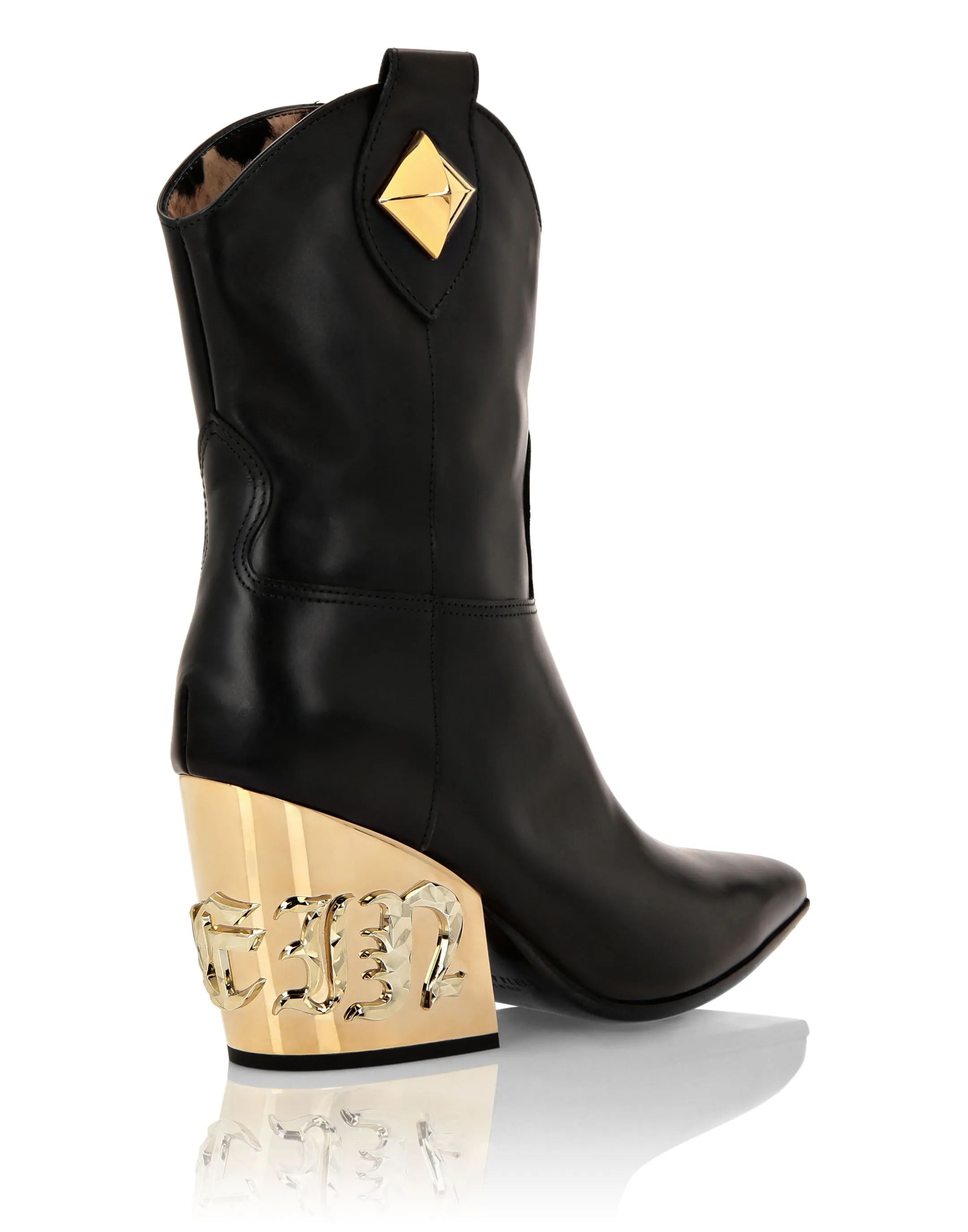 CowBoy Mid-Heel Boots  Gothic Plein
