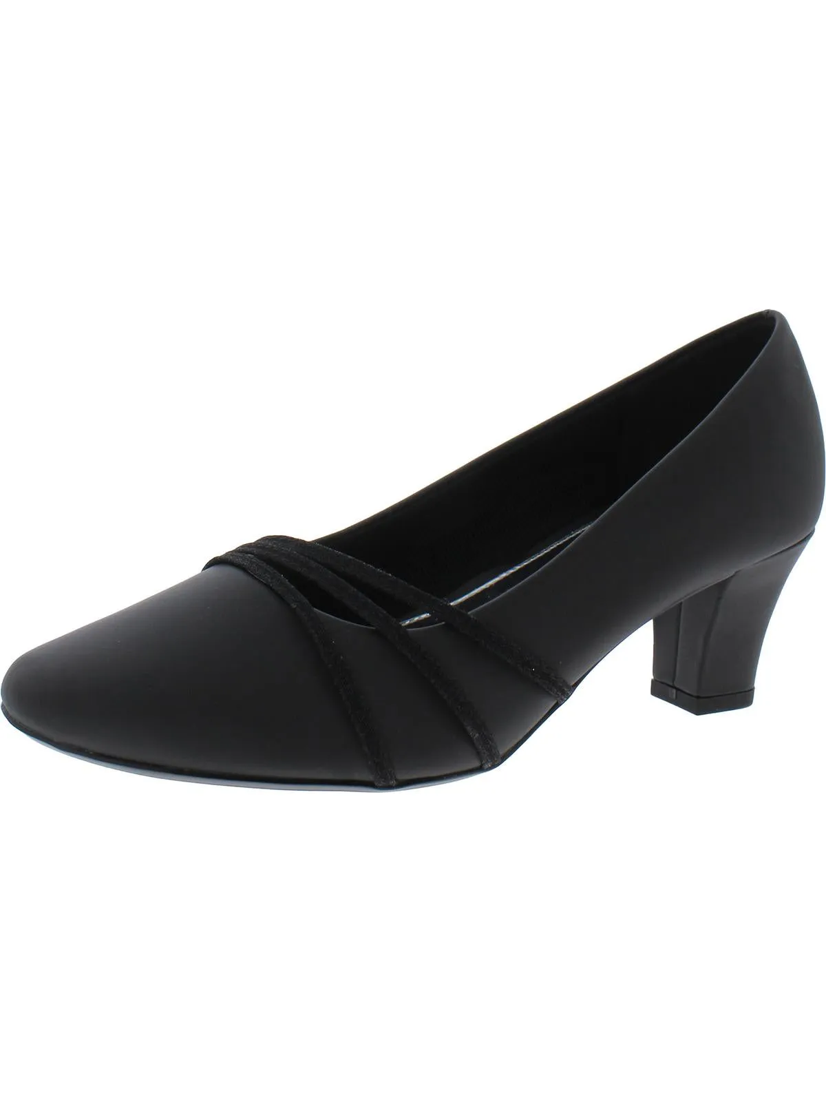 Cristiny Womens Satin Glitter Pumps
