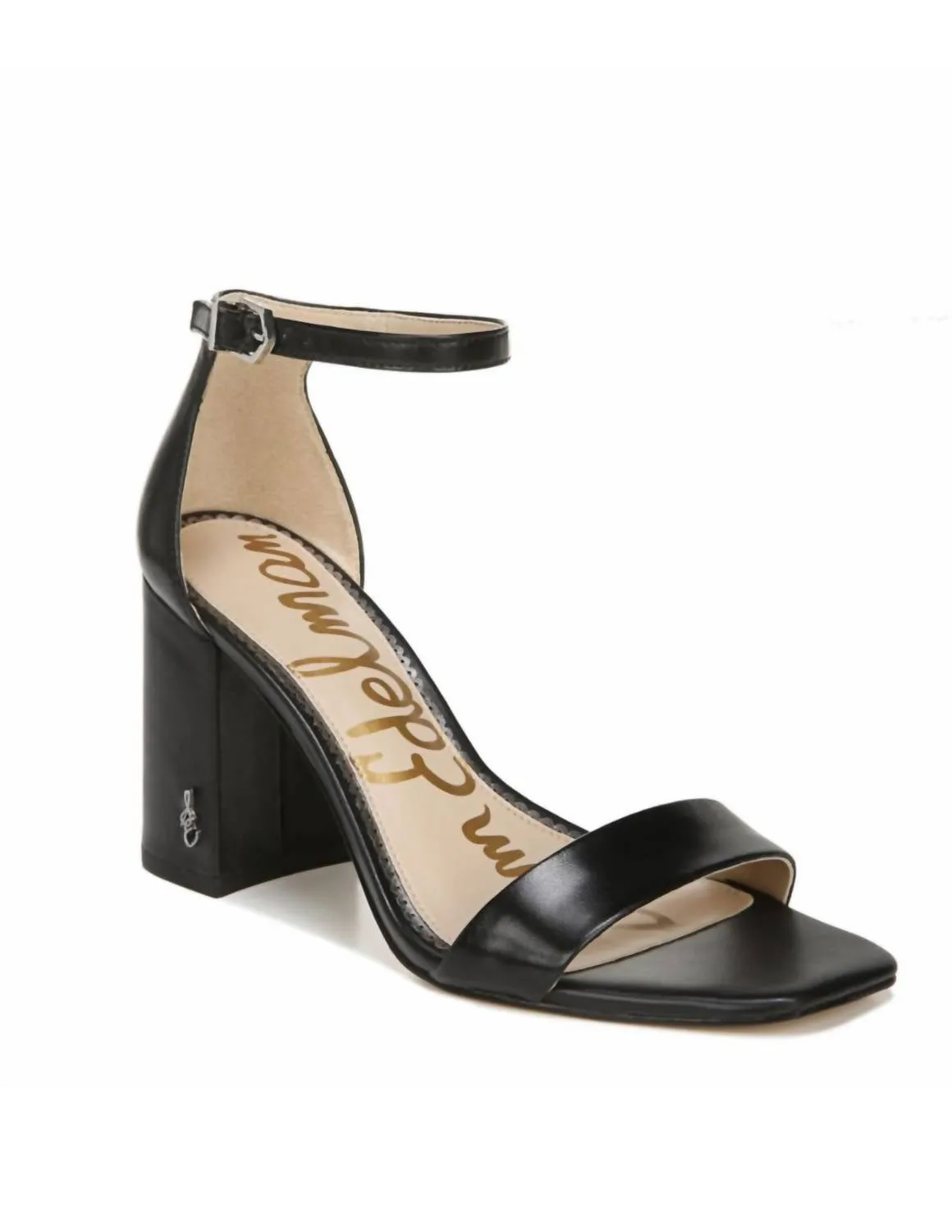 Daniella Block Heel Sandal In Black