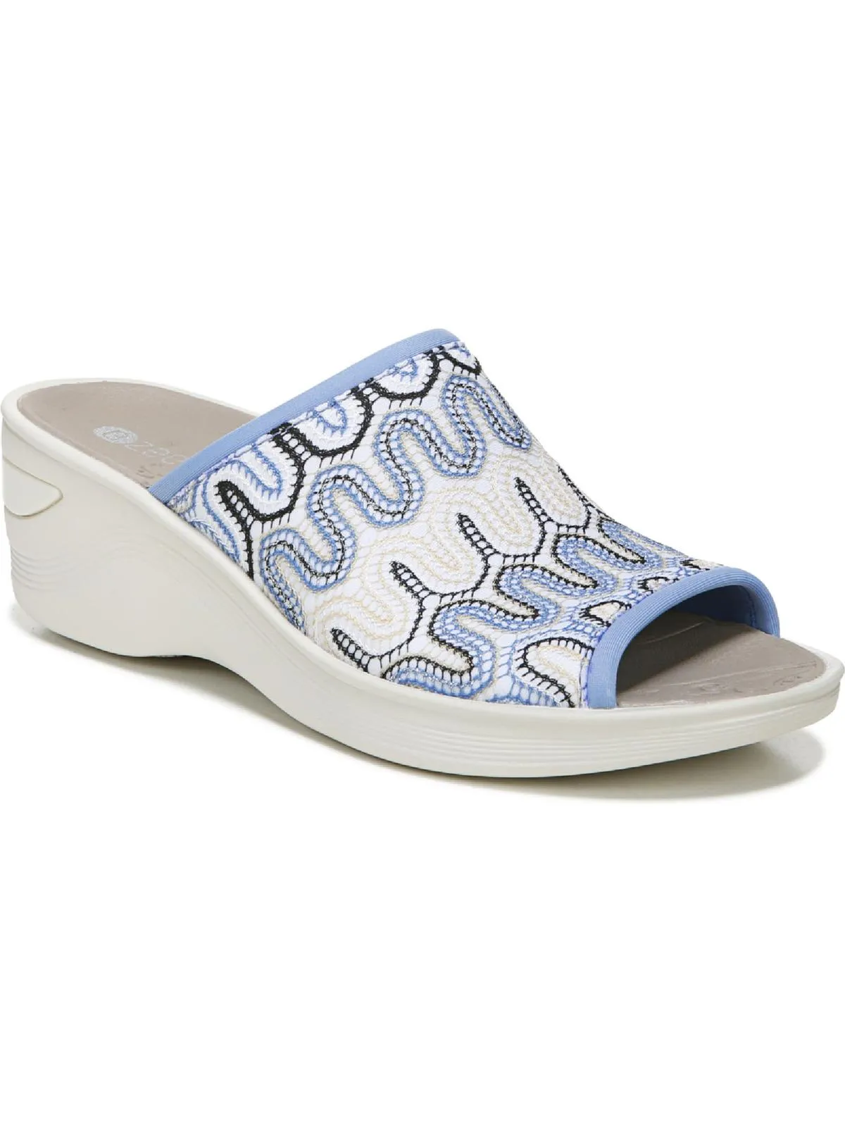 Deluxe Womens Padded Insole Slip On Wedge Sandals