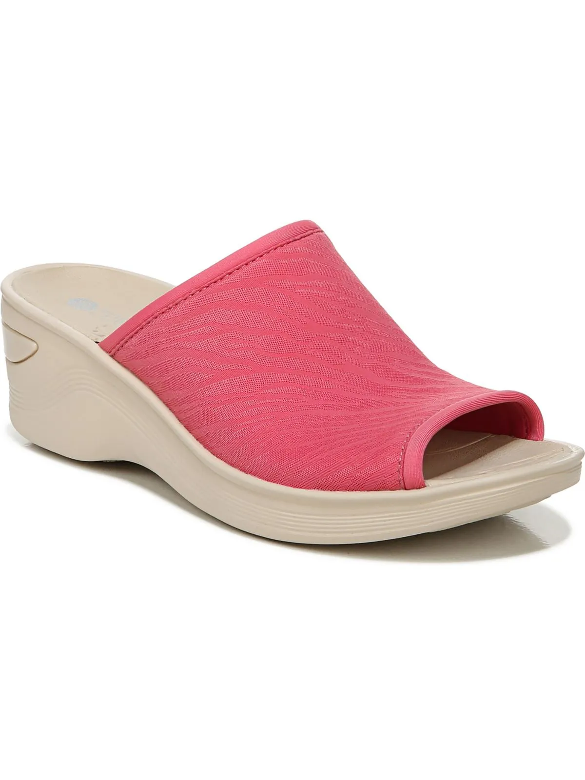 Deluxe Womens Padded Insole Slip On Wedge Sandals