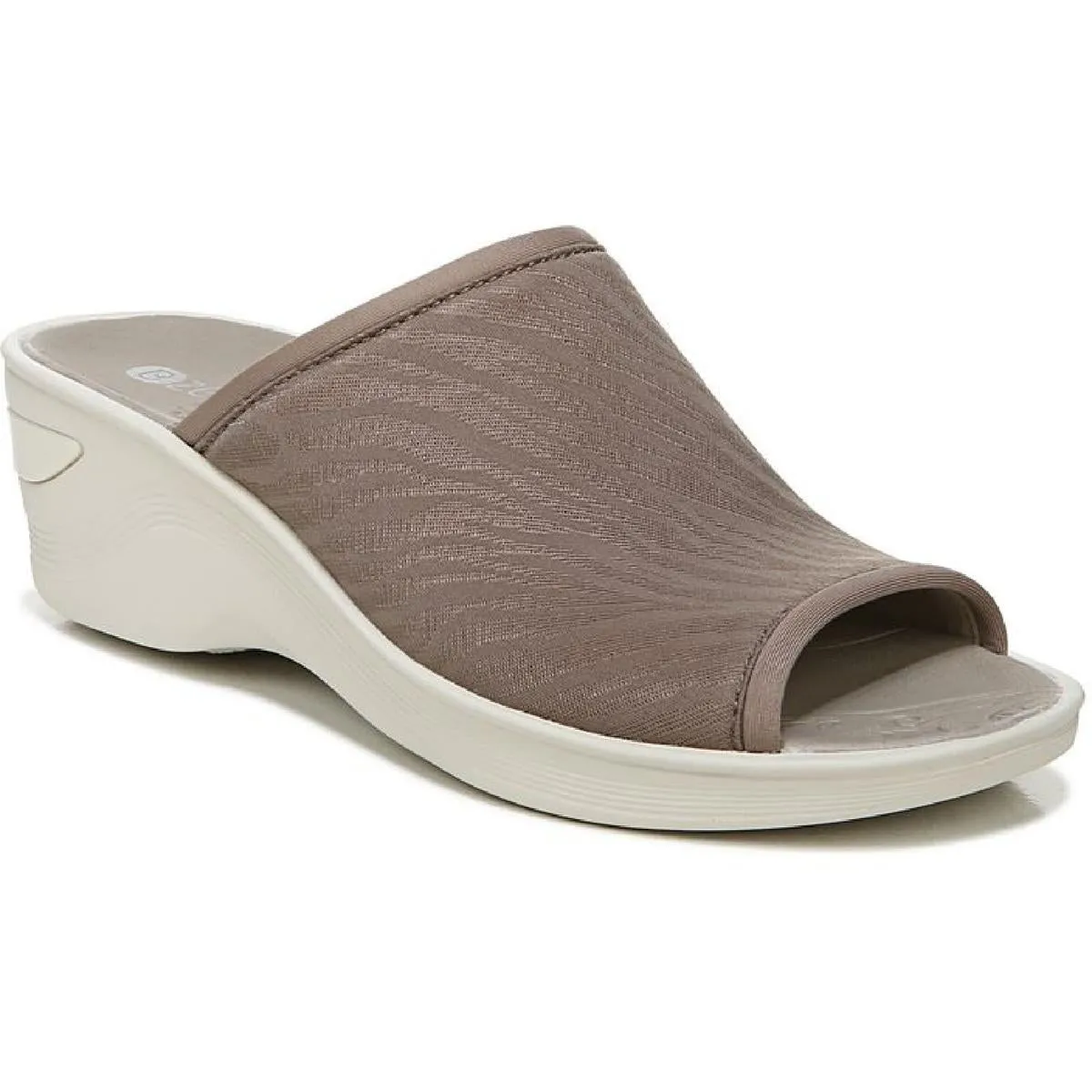 Deluxe Womens Padded Insole Slip On Wedge Sandals