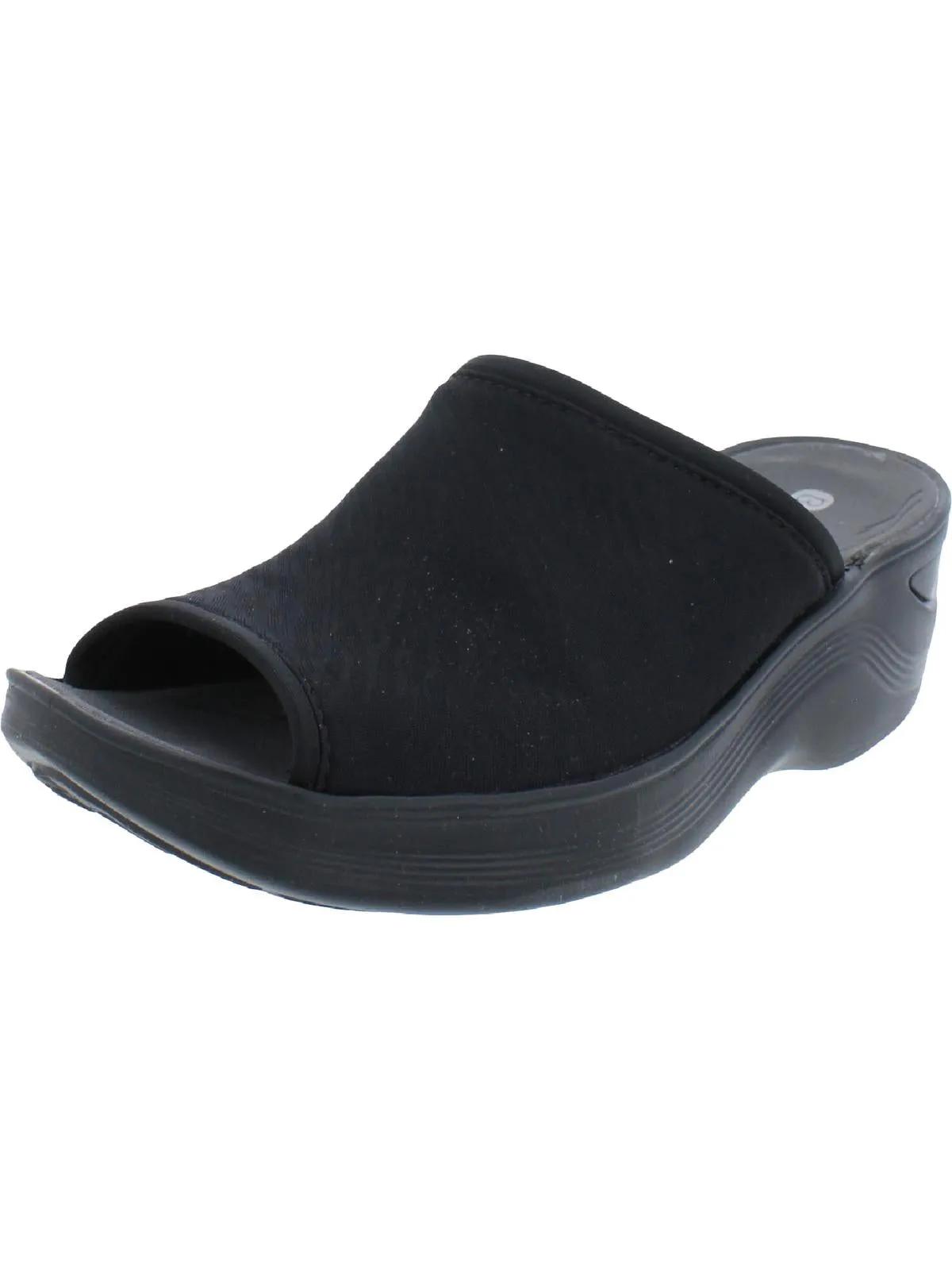 Deluxe Womens Padded Insole Slip On Wedge Sandals