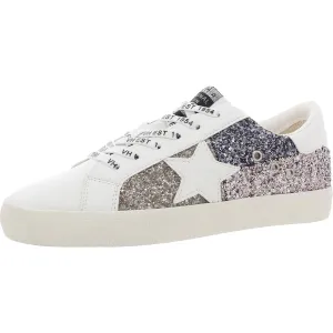 DEMI Womens Cushioned Footbed Leather Casual And Fashion Sneakers