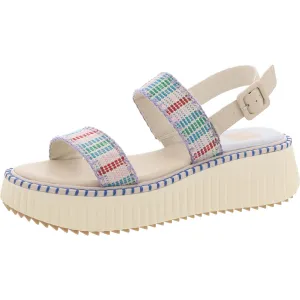 Drake Womens Knit Platform Sandals