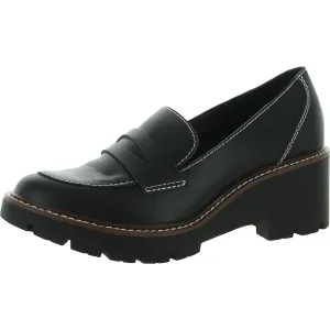 Dulce Womens Lugged Sole Lugged Platforms Loafers
