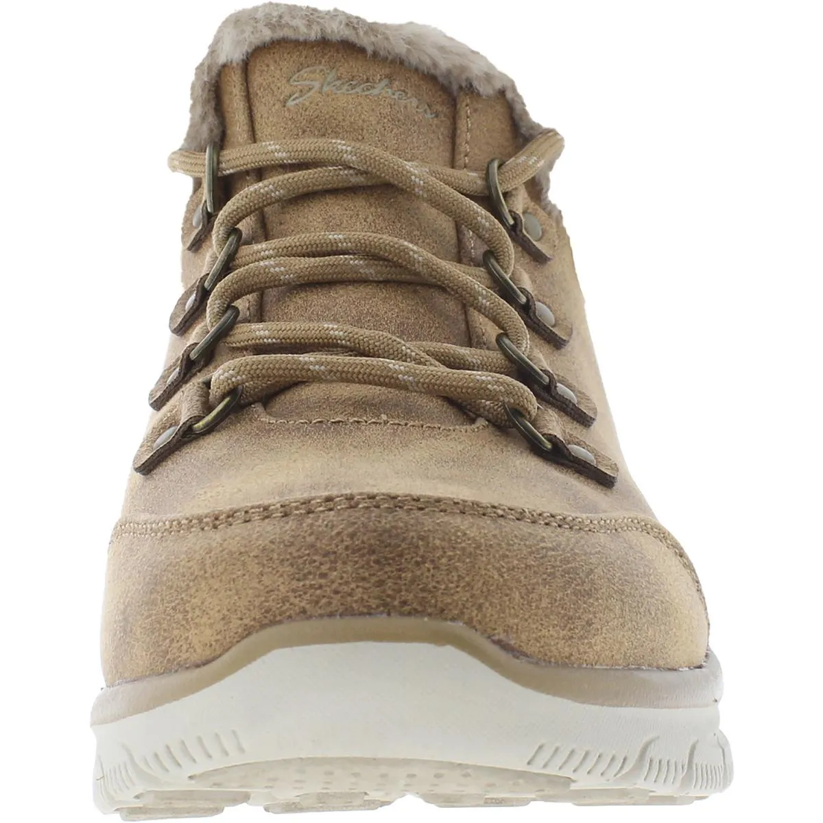 EASY GOING Womens Faux Suede Cold Weather Booties