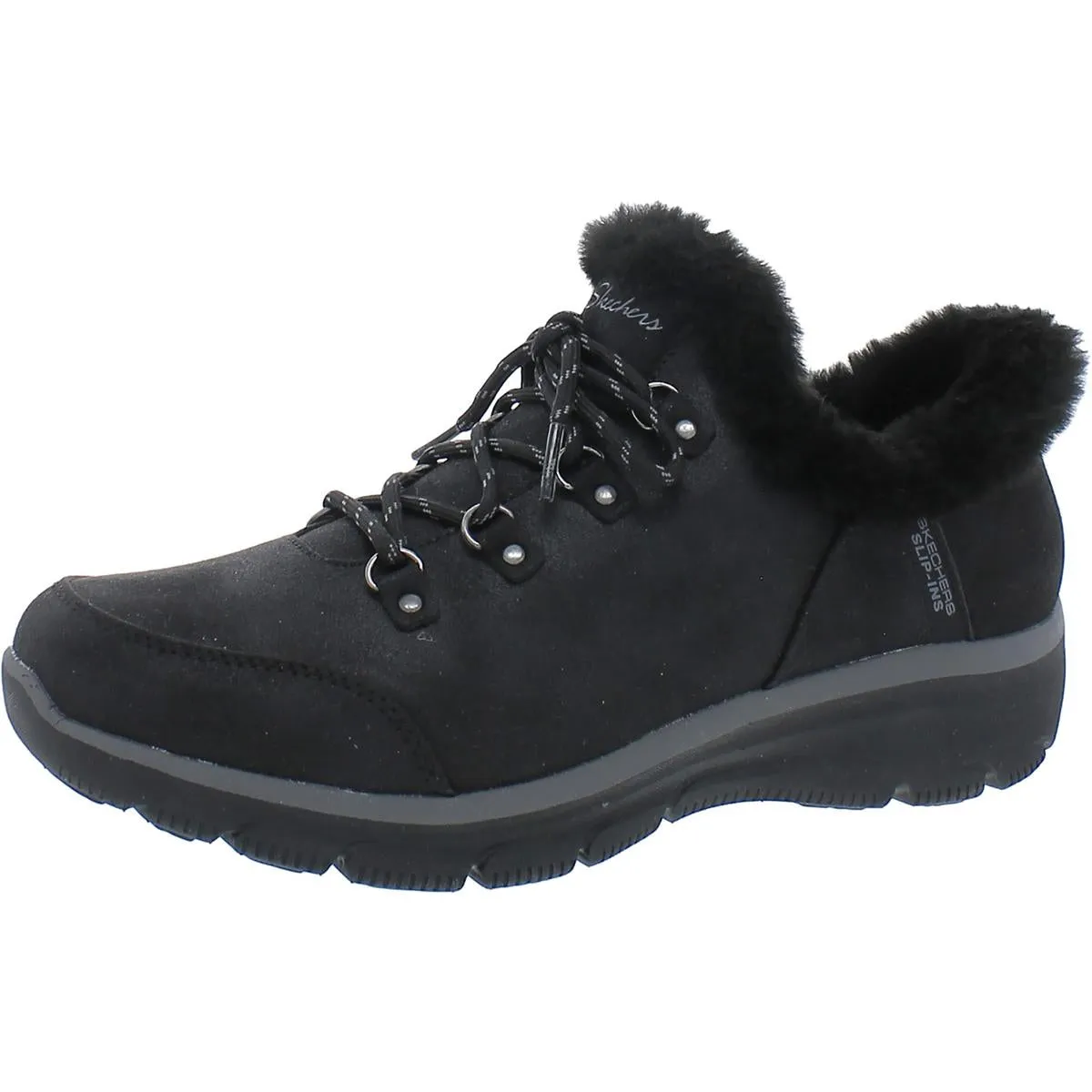 EASY GOING Womens Faux Suede Cold Weather Booties