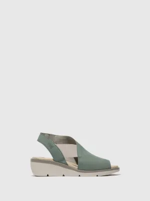 Elasticated Sandals NILY940FLY PALE BLUE
