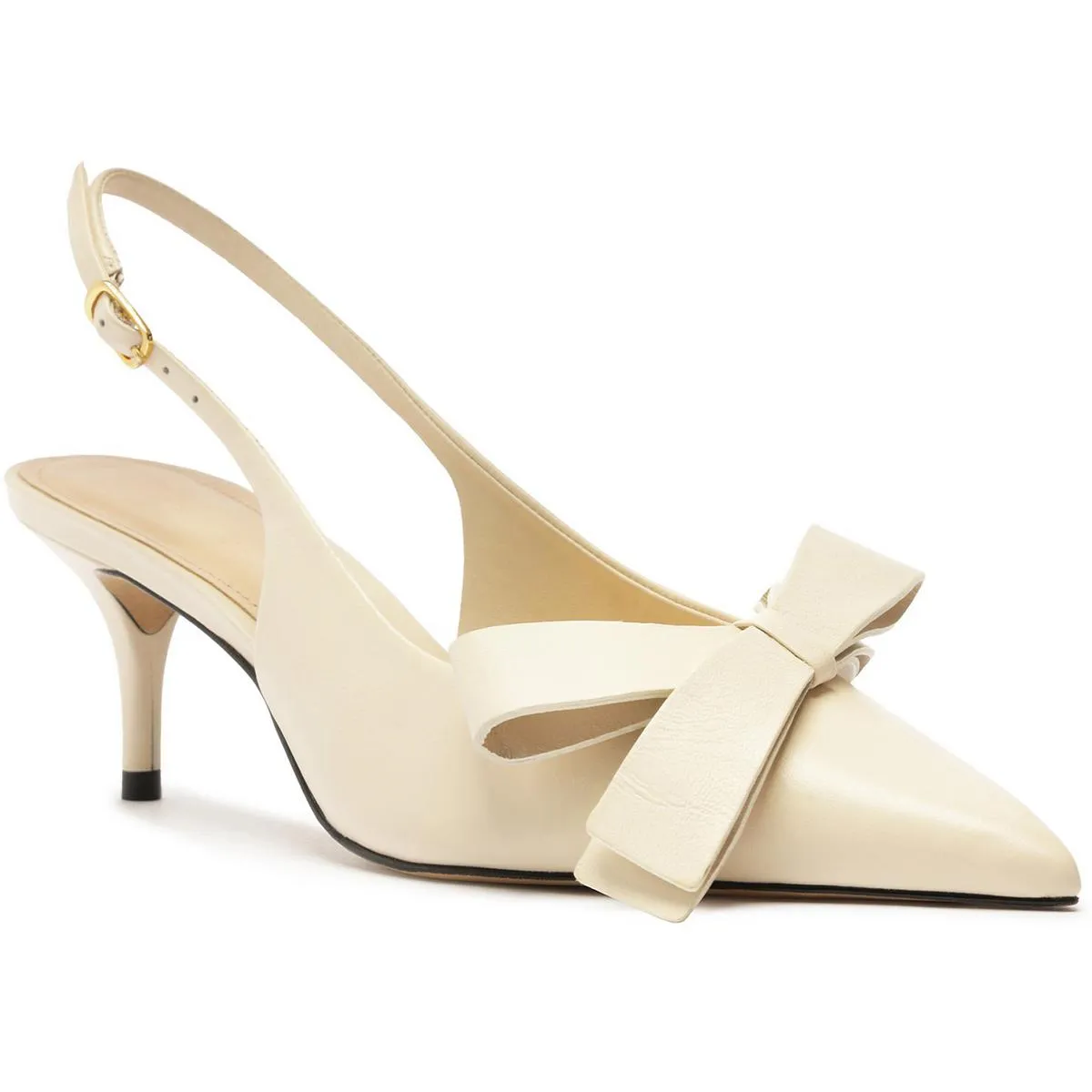 Eliza Womens Bow Man Made Kitten Heels