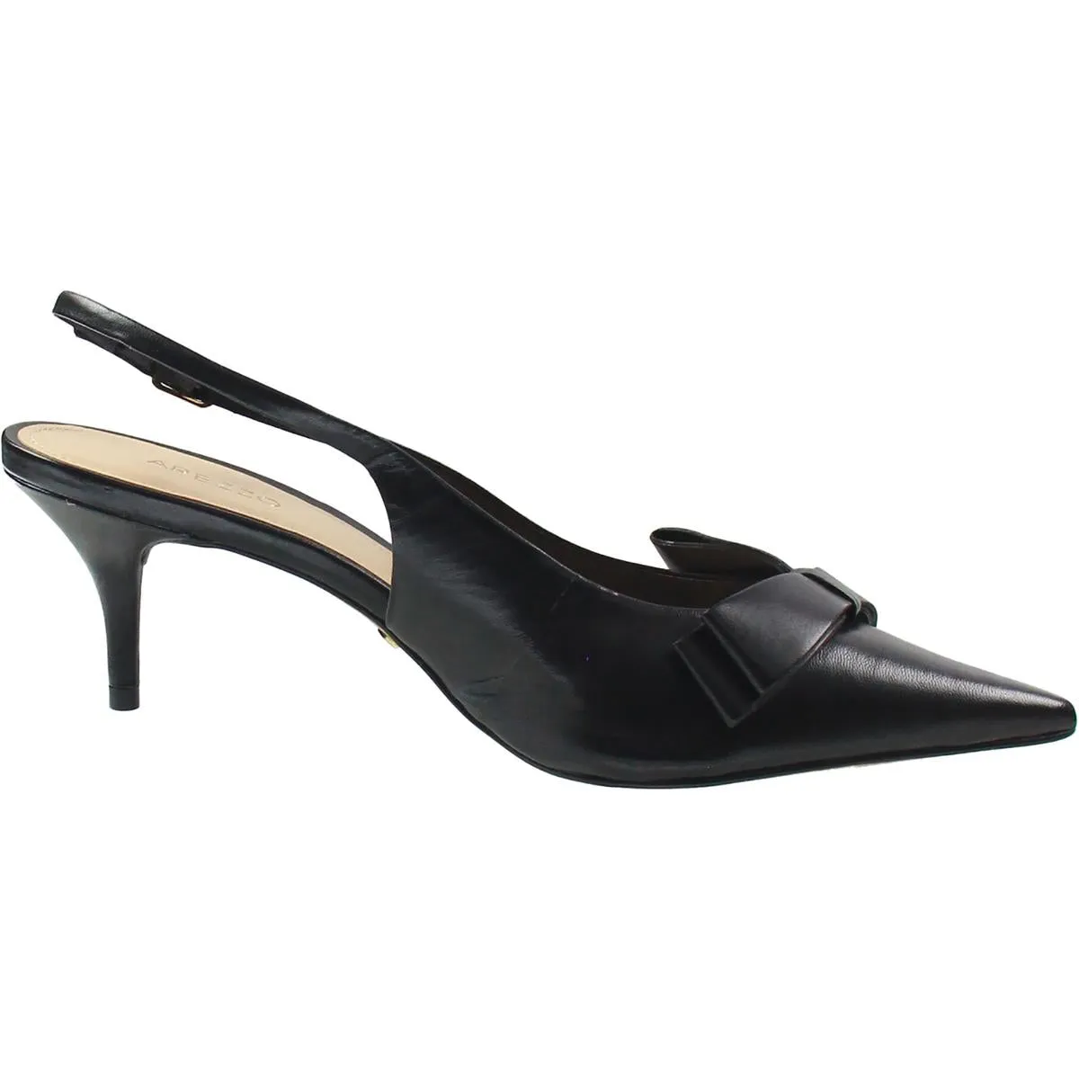 Eliza Womens Bow Man Made Kitten Heels