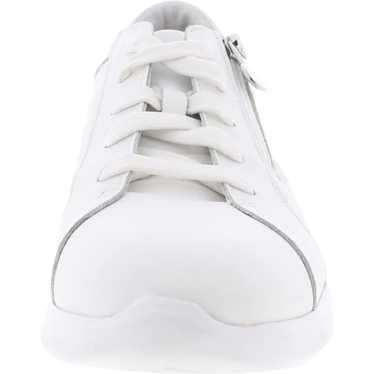 Emmie Womens Leather Wedge Casual and Fashion Sneakers