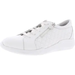 Emmie Womens Leather Wedge Casual and Fashion Sneakers