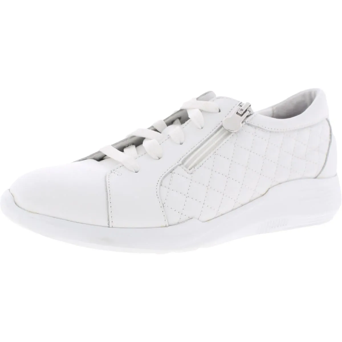 Emmie Womens Leather Wedge Casual and Fashion Sneakers